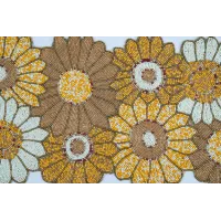 Chestnut Floral Mats Set Of Six