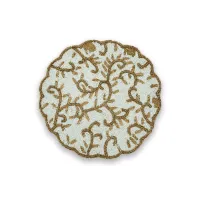 Creamy Golden Mats Set Of Six Mats