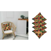 Multicolor Petals Cushion Covers Set Of Five