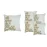 Milky Golden Flower Cushion Cover Set Of Five