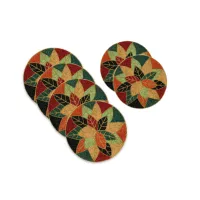 Multi Color Leaf Dinning Set