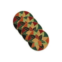 Multi Color Leaf Dinning Set