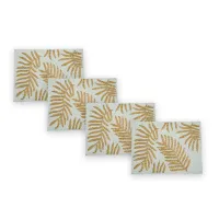 Milky Golden Petal Dinning Set