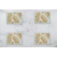 Milky Golden Petal Dinning Set
