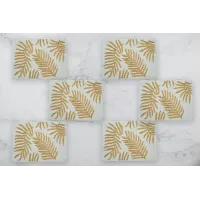 Milky Golden Petal Dinning Set