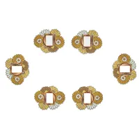 Creamy Golden  Dinning Set