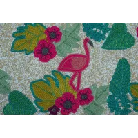 Flamingo Beaded Set Of Six Mats