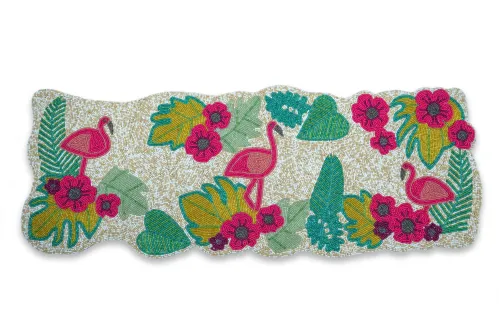 Flamingo Beaded Runner