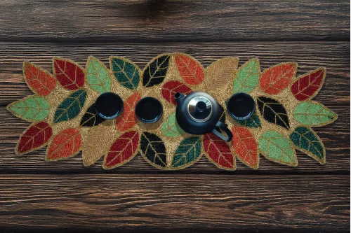 Multi Color Leaf Runner