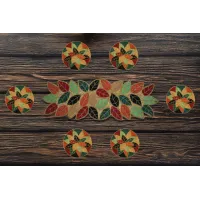 Multi Color Leaf Runner