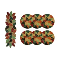 Multi Color Leaf Runner