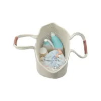 Rainbow Jute Basket