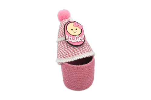 Its A Girl Small Basket