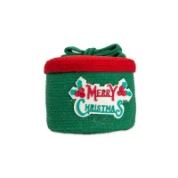 Merry Christmas Jute Lid Basket