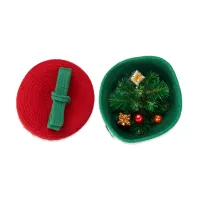 Merry Christmas Jute Lid Basket