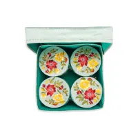 Turquoise Square Lid Hampers