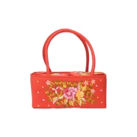 Vibrant Red Four Jar Hamper