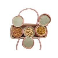 Three Jar Basket Hamper