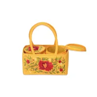 Saffron Two Jars Basket