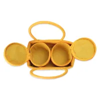 Saffron Two Jars Basket