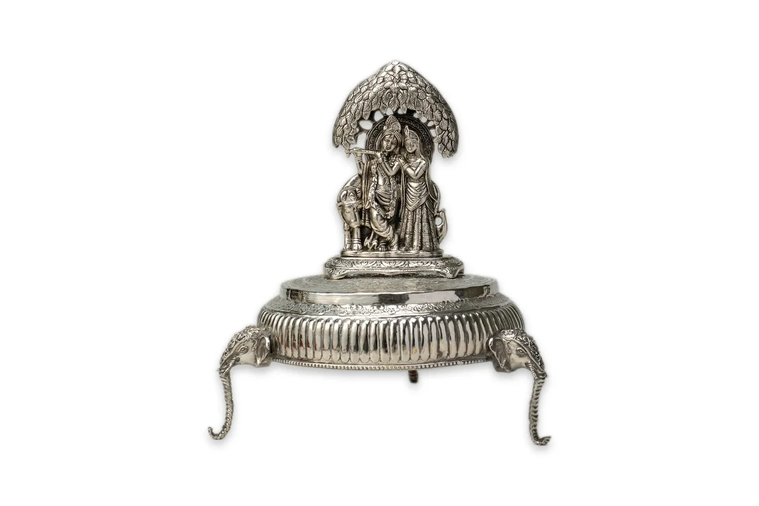 Radha Krishna Idol With Chowki Radha Krishna Idol With Chowki