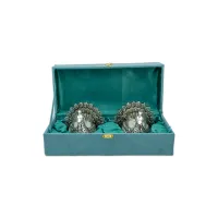 Peacock Tealight Pair