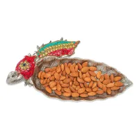 Peacock Leaf Platter [Silver]