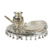 Karwachauth Special Peacock Thali Set