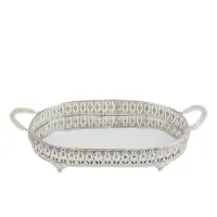 Mirror Base Oval Tray