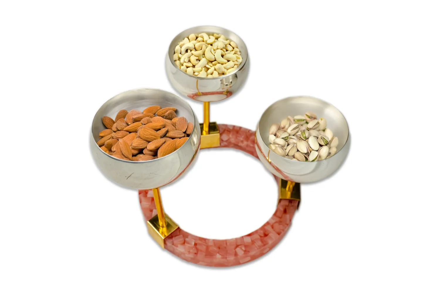 Resin Trio Dryfruit Tray Resin Trio Dryfruit Tray