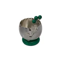 Emerald Resin Jar