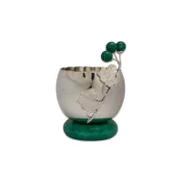 Emerald Resin Jar