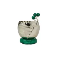 Emerald Resin Jar