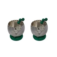 Emerald Resin Jar