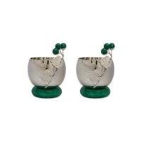 Emerald Resin Jar