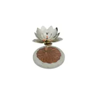 Marble Lotus Tealight
