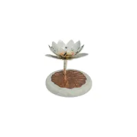 Marble Lotus Tealight